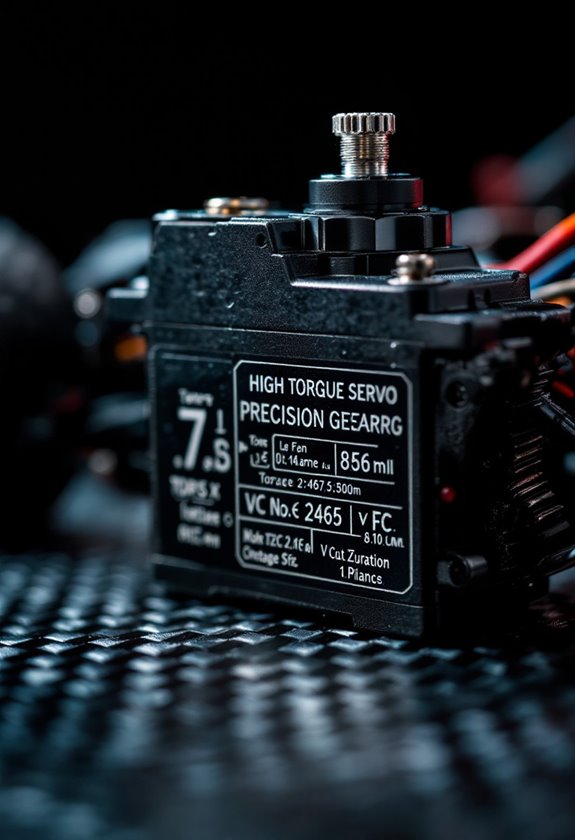 high torque servo specifications