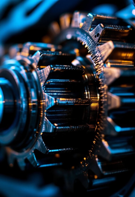 pinion and spur gear components