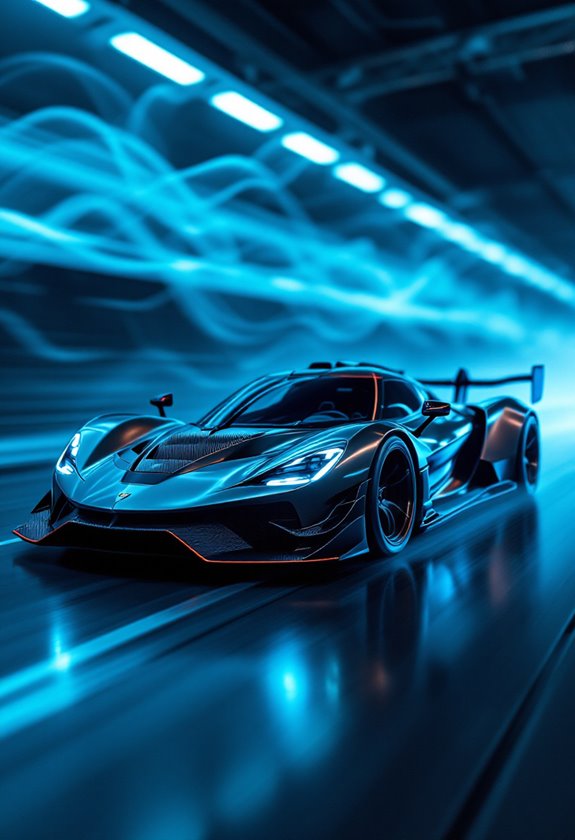 streamlined design reduces drag