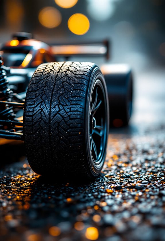 tire selection maximizes grip